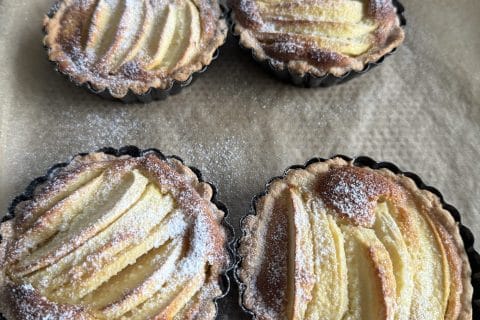 Cliquez pour zoomer ! Tarte normande aux pommes Thermomix par lanolette