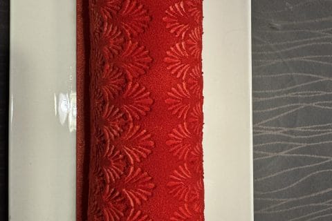 Cliquez pour zoomer ! Bûche citron et framboises Thermomix par lanolette