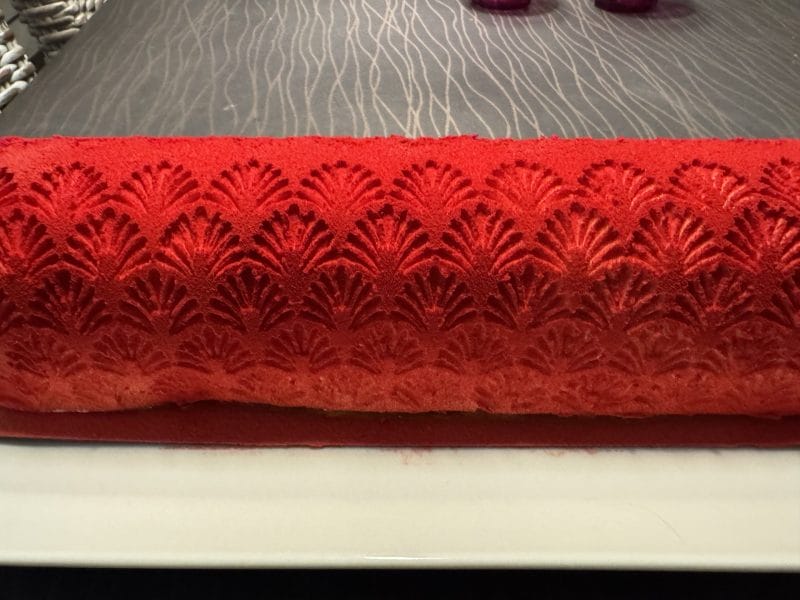 Cliquez pour zoomer ! Bûche citron et framboises Thermomix par lanolette