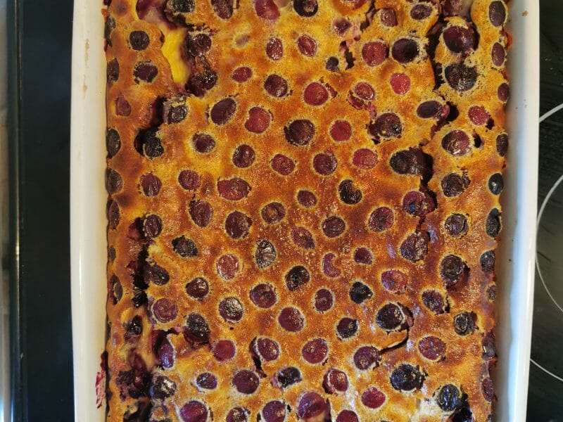 Cliquez pour zoomer ! Clafoutis aux cerises Thermomix par Camille.staro