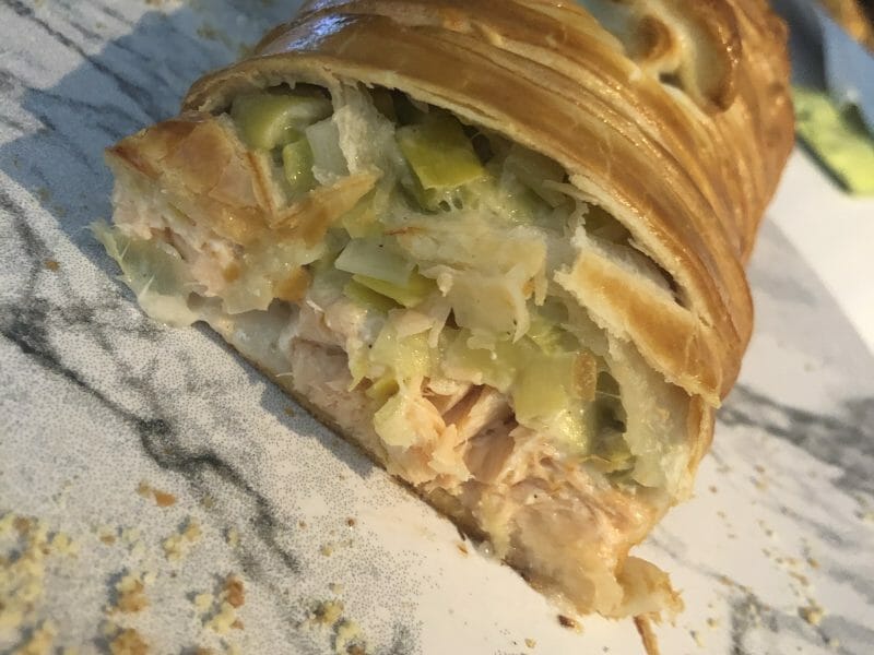 Cliquez pour zoomer ! Feuilleté saumon et poireaux Thermomix par Tiffany_Espo