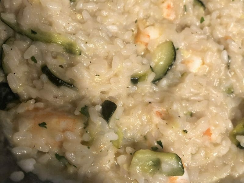 Cliquez pour zoomer ! Risotto courgettes et crevettes Thermomix par Tiffany_Espo