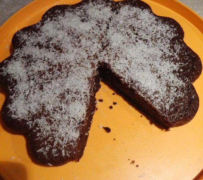 Cliquez pour zoomer ! Gâteau au chocolat et courgettes Thermomix par Cricri44
