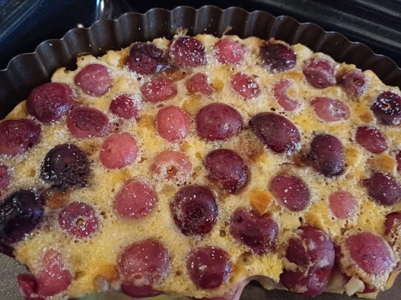 Cliquez pour zoomer ! Clafoutis aux cerises Thermomix par sjulien