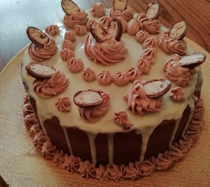 Cliquez pour zoomer ! Layer cake Kinder Bueno Thermomix par gwendo68