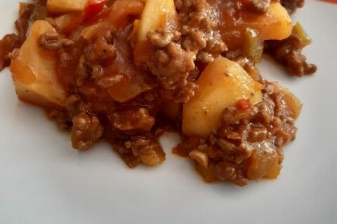Cliquez pour zoomer ! Boeuf aux poivrons et pommes de terre Thermomix par Jessica_68