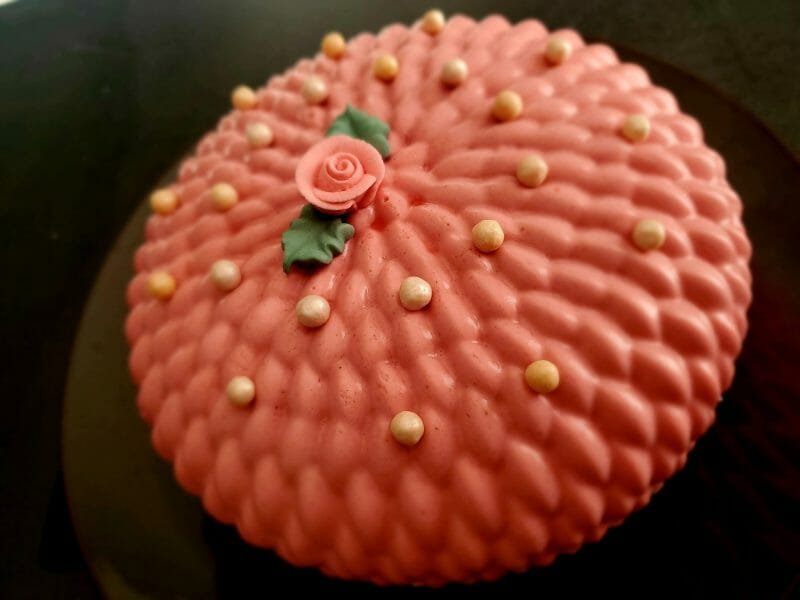 Cliquez pour zoomer ! Bavarois aux framboises Thermomix par Limonade