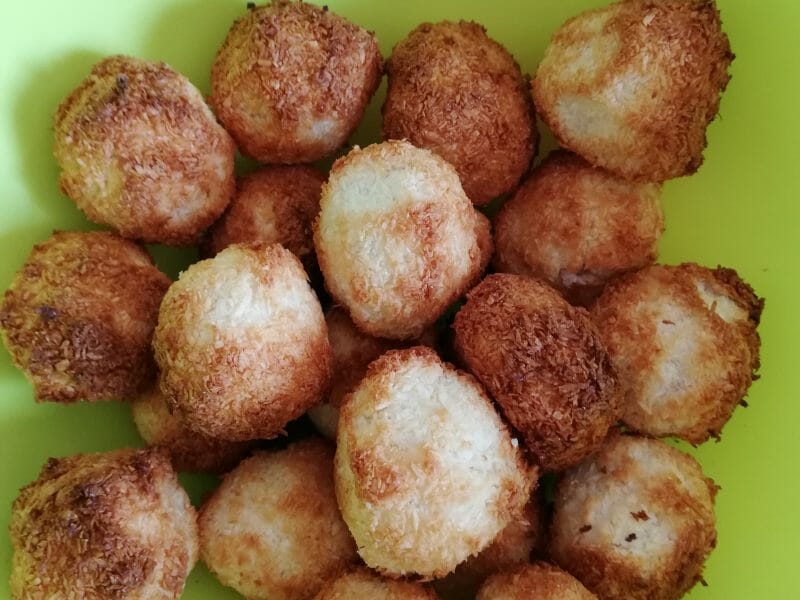 Cliquez pour zoomer ! Rocher coco (Congolais) Thermomix par virgeou04