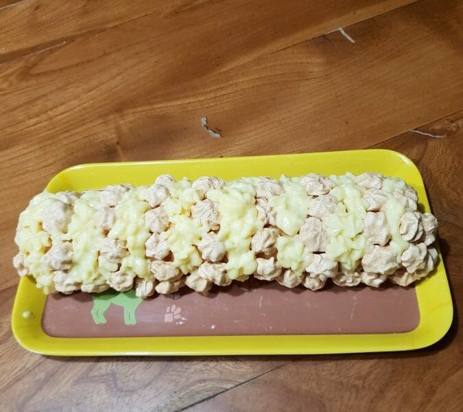 Cliquez pour zoomer ! Bûche au citron meringuée Thermomix par Clem_4