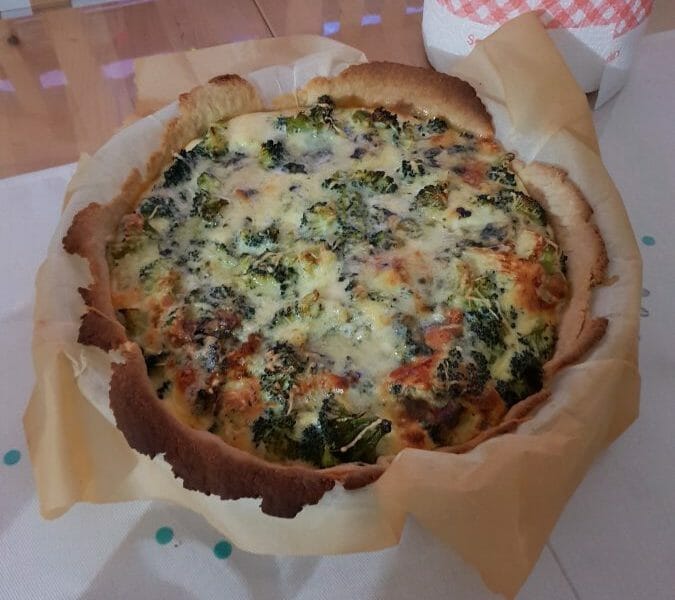 Cliquez pour zoomer ! Tarte aux brocolis et roquefort Thermomix par Clem_4