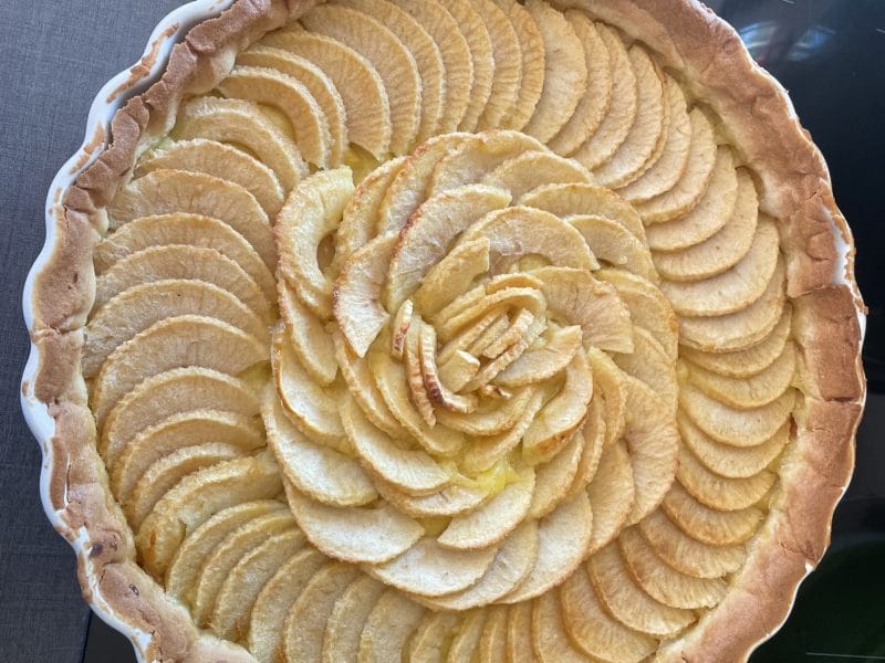 Cliquez pour zoomer ! Tarte aux pommes alsacienne Thermomix par Cecile