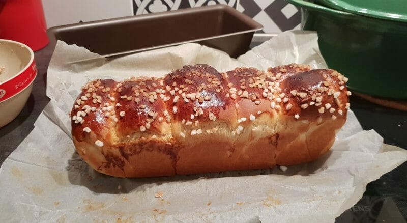 Cliquez pour zoomer ! Brioche sans beurre, sans oeufs Thermomix par Mimi62350