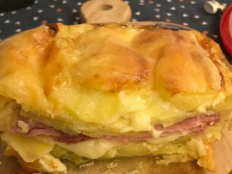 Cliquez pour zoomer ! Gâteau invisible raclette Thermomix par Marina64110