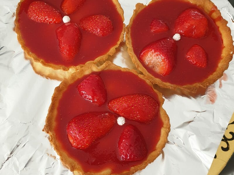 Cliquez pour zoomer ! Mini tartelettes aux fraises Thermomix par Jessica69