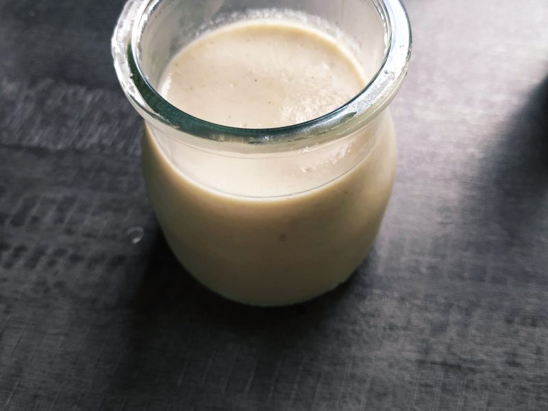 Cliquez pour zoomer ! Crème dessert à la banane Thermomix par Le monde de Bébé