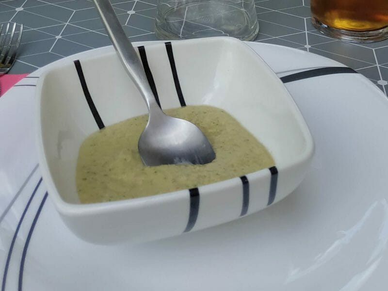 Cliquez pour zoomer ! Soupe froide concombre et menthe Thermomix par Le monde de Bébé
