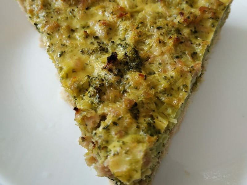 Cliquez pour zoomer ! Quiche au brocoli et jambon Thermomix par Le monde de Bébé