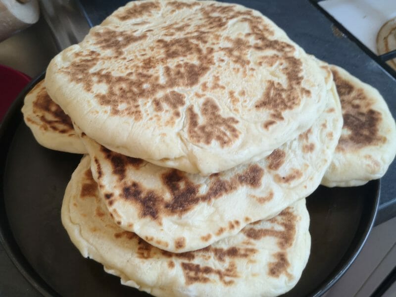 Cliquez pour zoomer ! Naans au fromage Thermomix par Ijefelo
