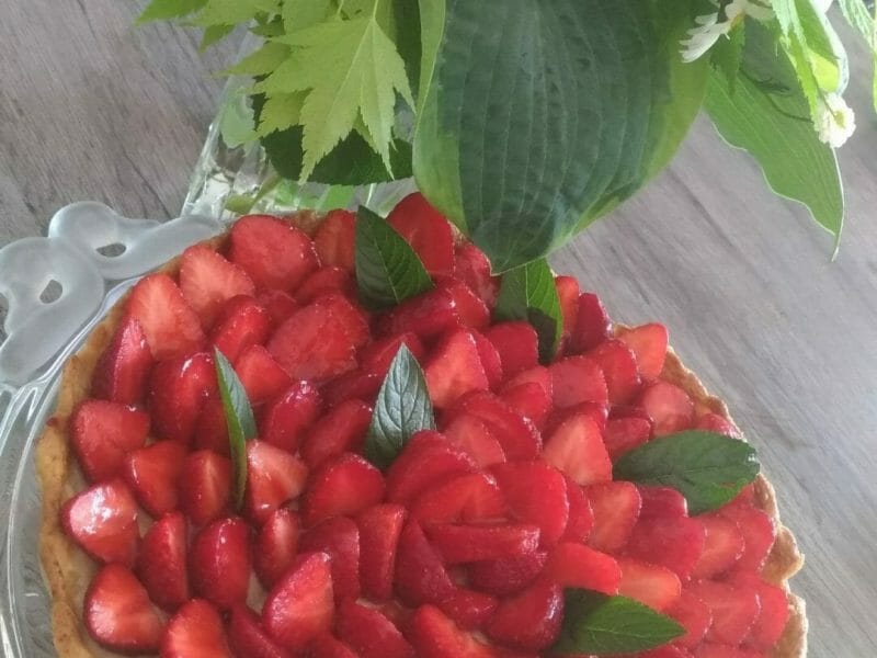 Cliquez pour zoomer ! Tarte aux fraises Thermomix par Fangtasia