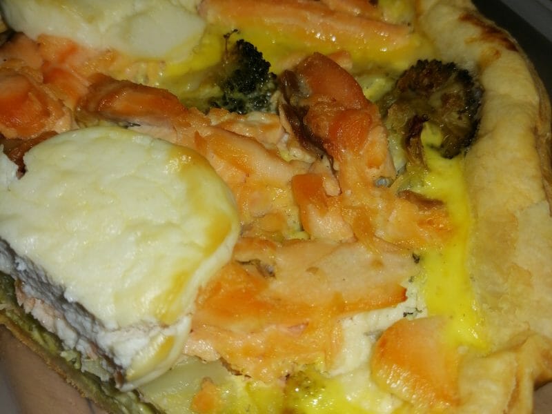 Cliquez pour zoomer ! Tarte épinards, saumon et chèvre Thermomix par Karen