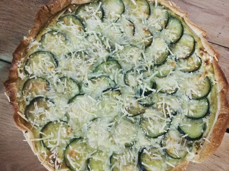 Cliquez pour zoomer ! Tarte courgettes et ricotta Thermomix par Stephanie_59