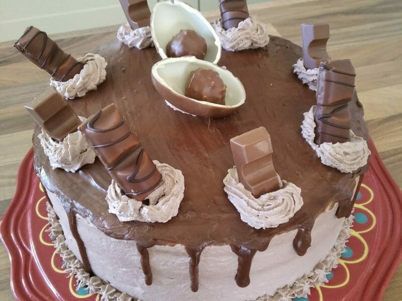 Cliquez pour zoomer ! Layer cake Kinder Bueno Thermomix par claraloic