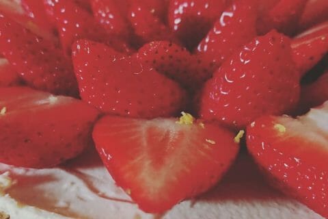 Cliquez pour zoomer ! Tarte aux fraises sans cuisson Thermomix par Justine_24