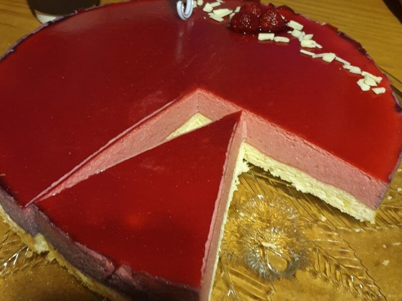 Cliquez pour zoomer ! Bavarois aux framboises Thermomix par titefleurette88
