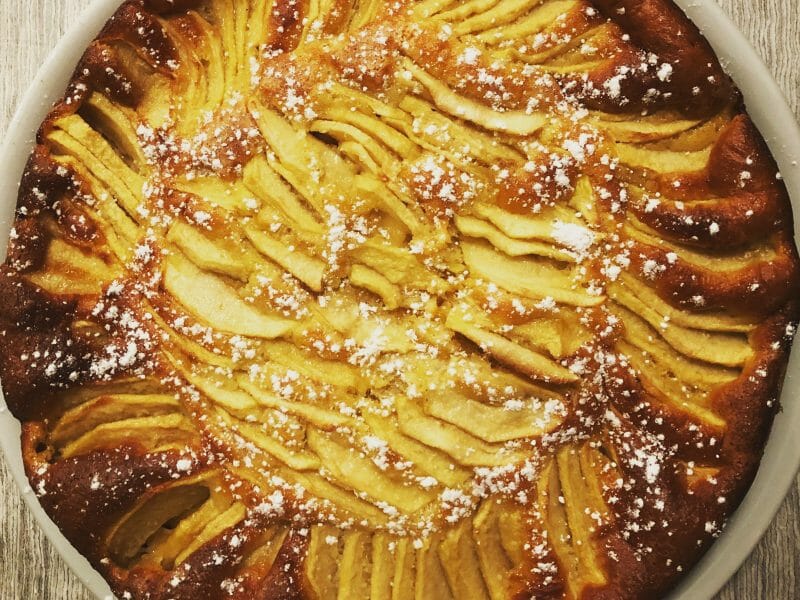 Cliquez pour zoomer ! Gâteau aux pommes et mascarpone Thermomix par Majube
