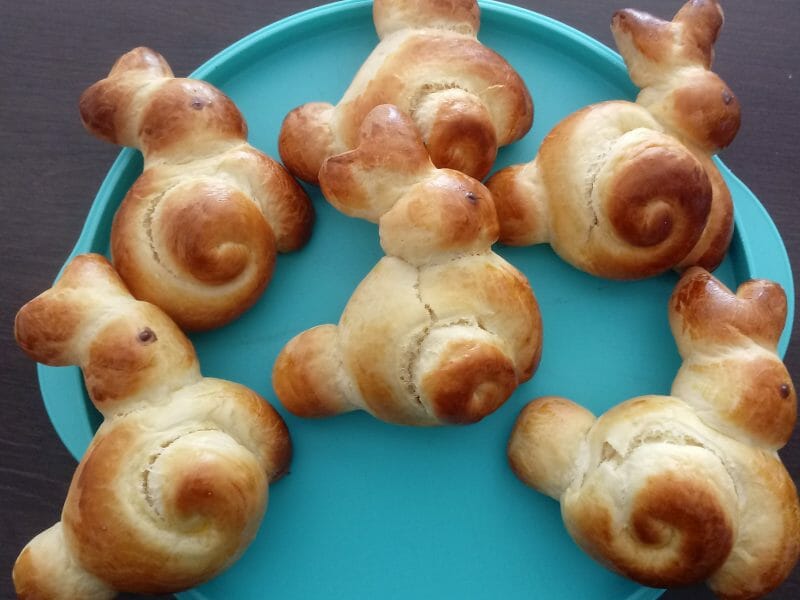 Cliquez pour zoomer ! Brioches lapin de Pâques Thermomix par Melanie90