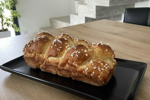Cliquez pour zoomer ! Brioche tressée à la mie filante Thermomix par Juxfruix