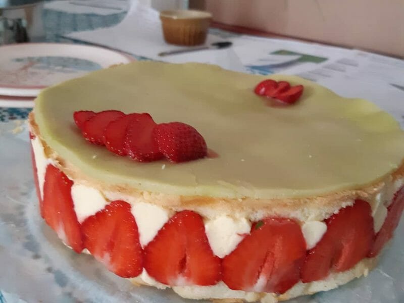 Cliquez pour zoomer ! Fraisier Thermomix par Ibisnatisse