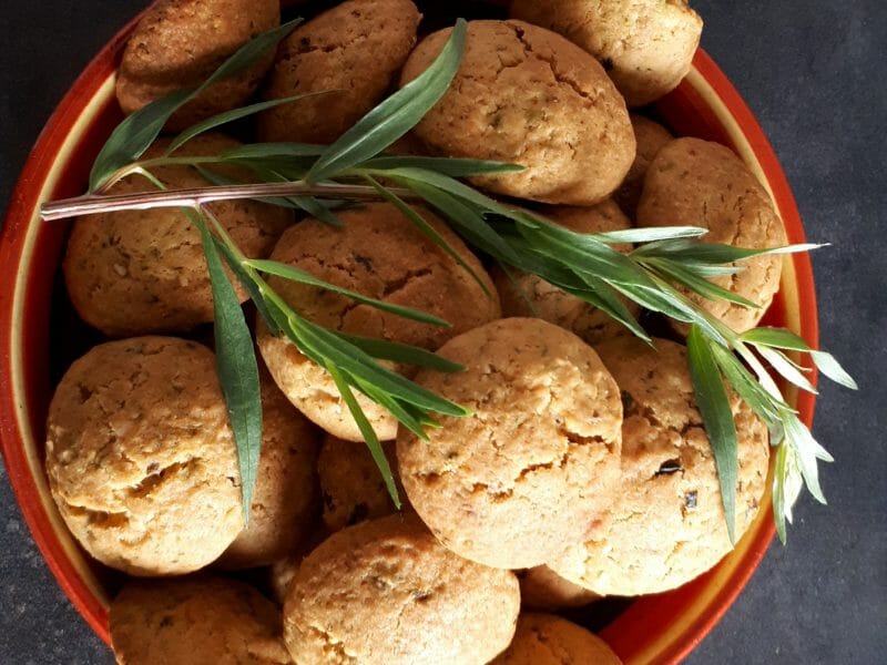 Cliquez pour zoomer ! Cookies noix et roquefort Thermomix par Erika Maier