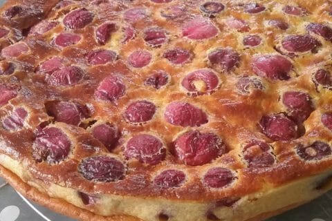 Cliquez pour zoomer ! Clafoutis aux cerises au Thermomix