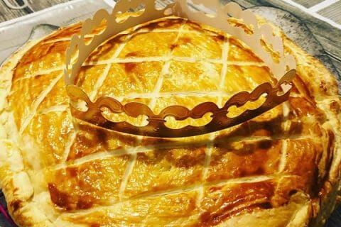 Cliquez pour zoomer ! Galette des rois à la frangipane au Thermomix