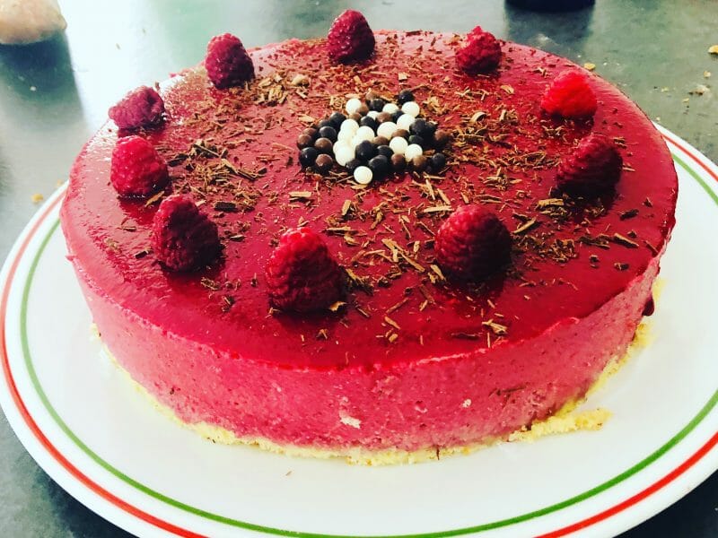 Cliquez pour zoomer ! Bavarois aux framboises Thermomix par Aurelielily