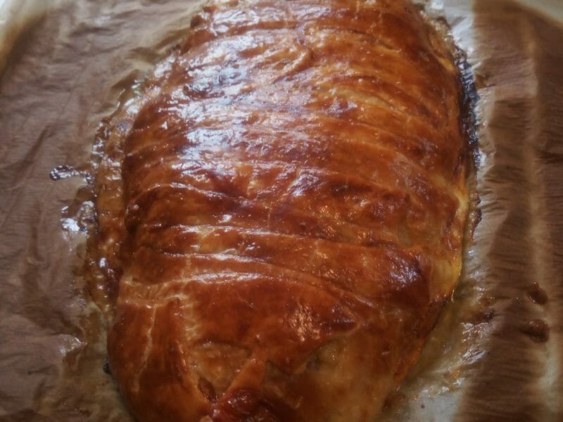 Cliquez pour zoomer ! Feuilleté saumon et poireaux Thermomix par Marylou