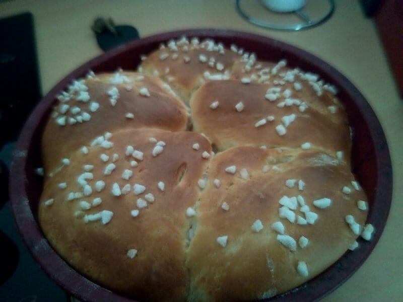 Cliquez pour zoomer ! Brioche sans beurre, sans oeufs Thermomix par Virginie_54