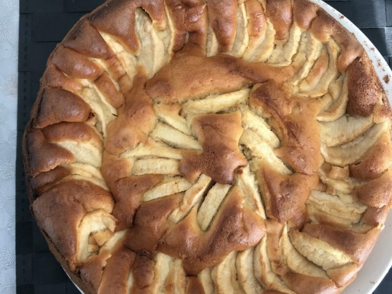 Cliquez pour zoomer ! Gâteau aux pommes et mascarpone Thermomix par Neb26