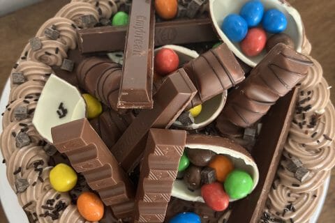 Cliquez pour zoomer ! Layer cake Kinder Bueno Thermomix par Morgane35290