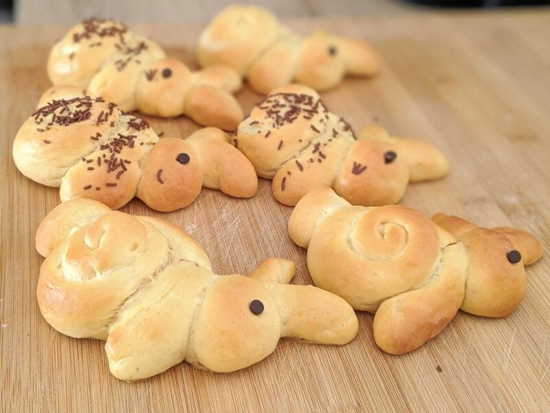 Cliquez pour zoomer ! Brioches lapin de Pâques Thermomix par kmiy