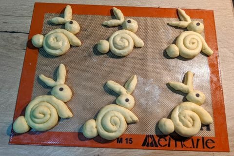 Cliquez pour zoomer ! Brioches lapin de Pâques au Thermomix