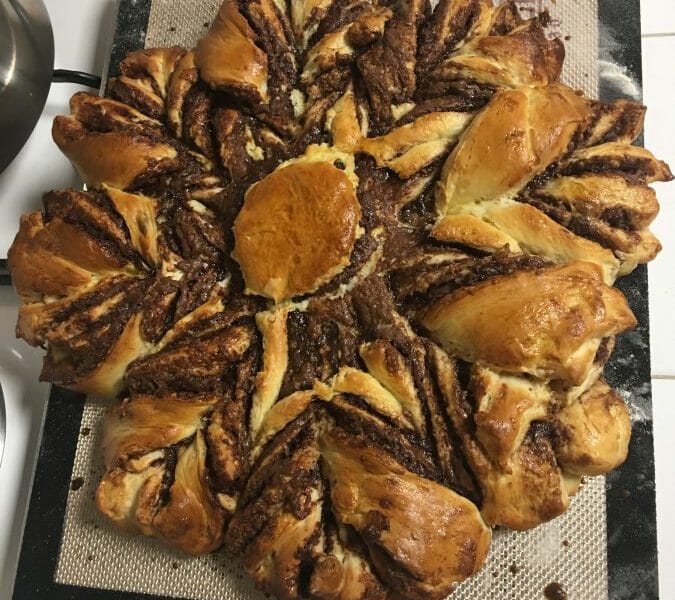 Cliquez pour zoomer ! Brioche étoilée au Nutella Thermomix par kmiy