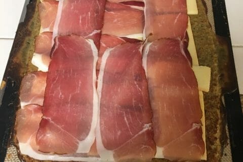 Cliquez pour zoomer ! Roulé de pommes de terre, jambon et reblochon au Thermomix