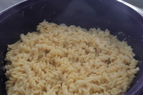 Cliquez pour zoomer ! Farfalle à la crème de courgettes au Thermomix