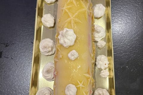 Cliquez pour zoomer ! Bûche glacée mangue et framboise Thermomix par Kat79
