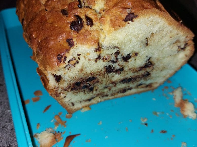 Cliquez pour zoomer ! Plum cake aux pépites de chocolat Thermomix par Kat79