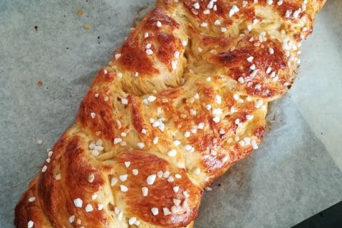 Cliquez pour zoomer ! Brioche tressée à la mie filante Thermomix par Julieco