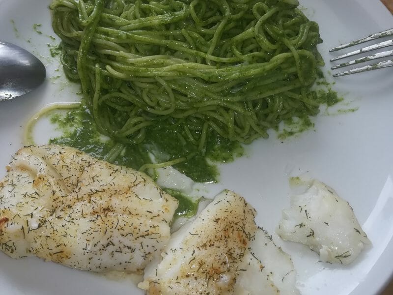 Cliquez pour zoomer ! Tagliatelles à la crème d’épinards Thermomix par Julieco