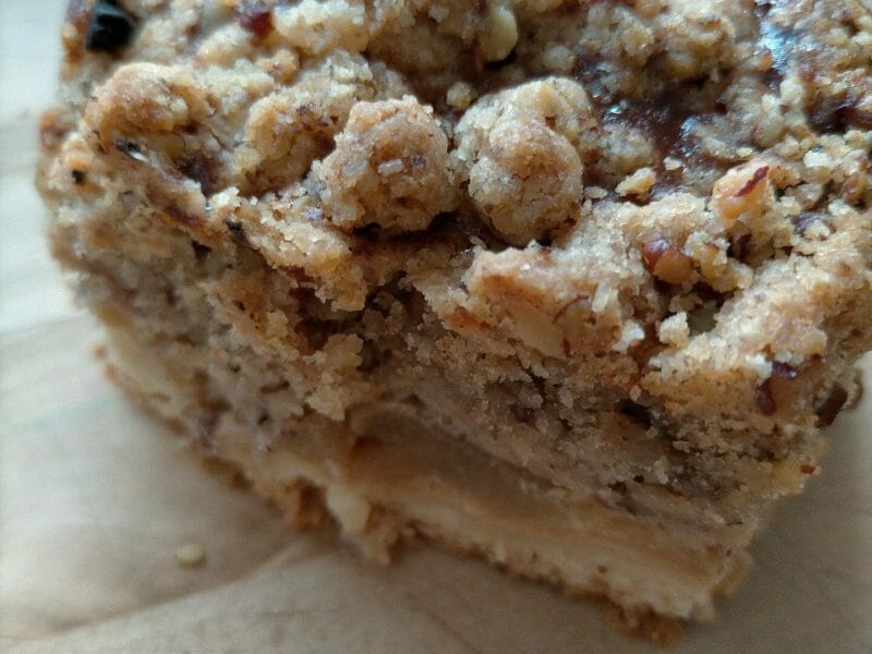 Cliquez pour zoomer ! Tarte aux pommes façon crumble Thermomix par Julieco